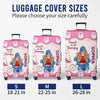 Personalized Luggage Cover – Travel Gifts For Women – Adventure Awaits