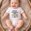 Personalized World Football Baby Onesie – Baby Shower Gifts For Football Lovers, New Parents – Gold Cup First Win