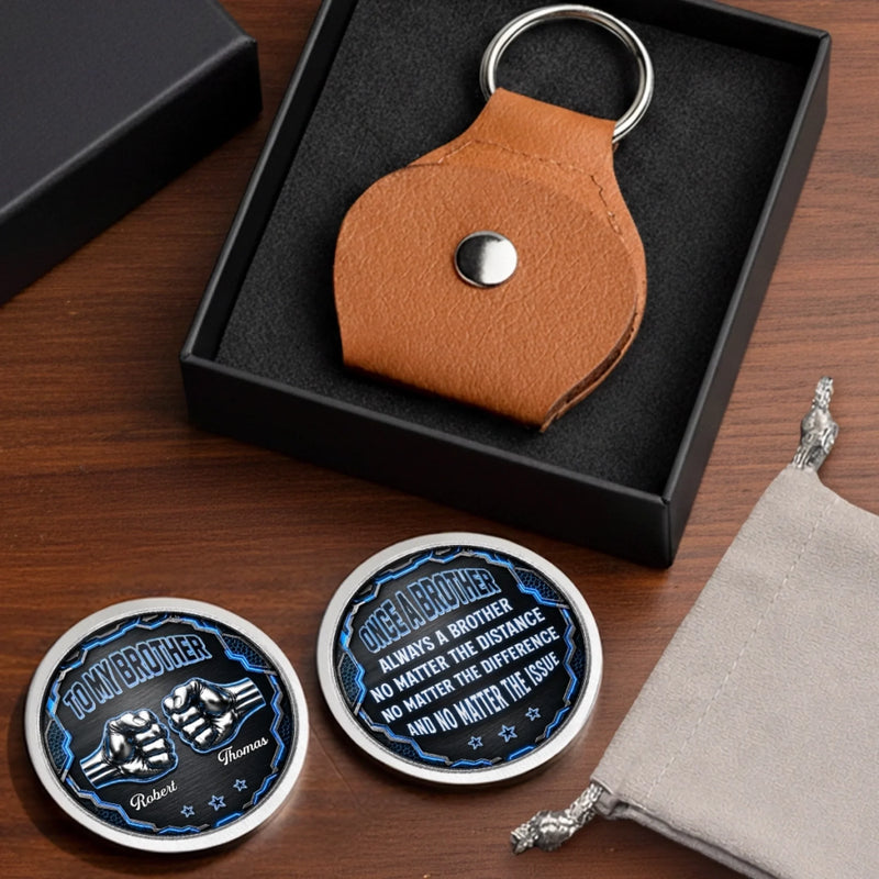 Personalized Pocket Hug – Gifts For Brother – Forever Brothers Forever Friends
