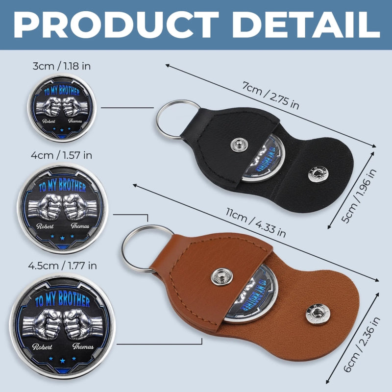 Personalized Pocket Hug – Gifts For Brother – Brothers Bonded For Life