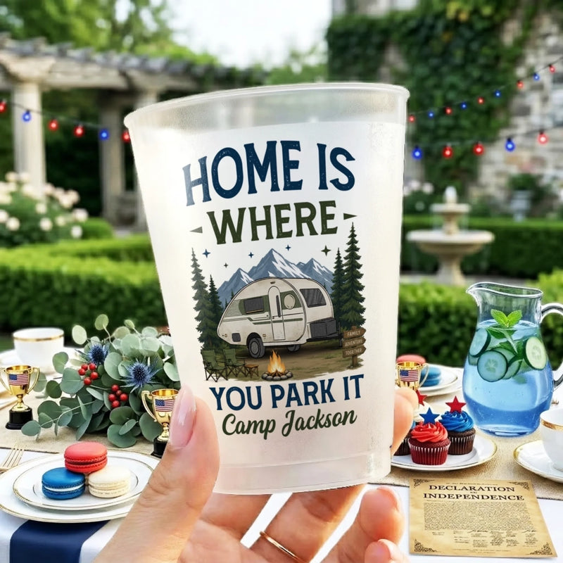 Personalized Party Cups – Camping Gifts For Campers – Adventure Starts At Camp