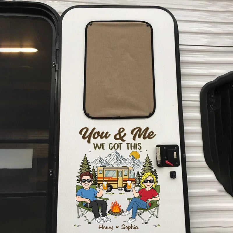 Personalized RV Decal – Camping Gifts For Couple – Campfire Love