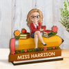 Personalized 2-Layered Wooden Plaque – Back To School Gifts For Teachers – This Classroom Is A Safe Place