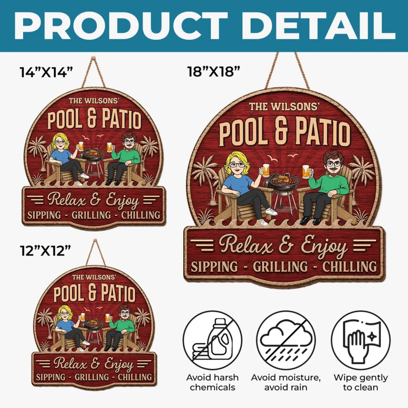 Personalized Wood Sign – Summer Gifts for Couple – Just you, Me And Paradise