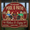 Personalized Wood Sign – Summer Gifts for Couple – Just you, Me And Paradise