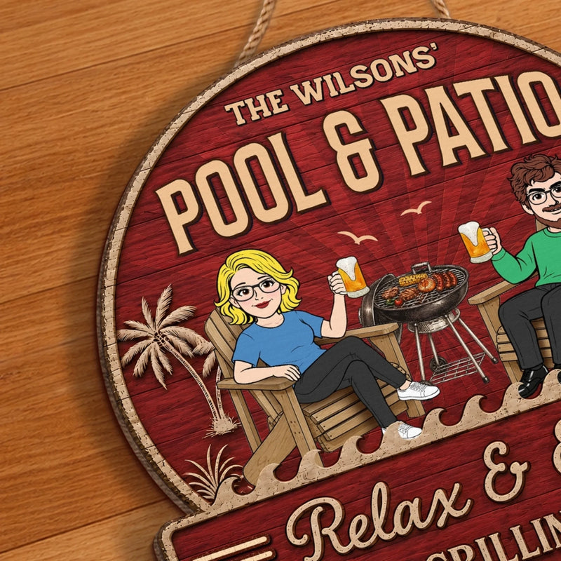 Personalized Wood Sign – Summer Gifts for Couple – Just you, Me And Paradise