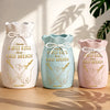Personalized Flower Vase With Ribbon –  Anniversary Gifts For Couple – A Promise That Lasts Forever