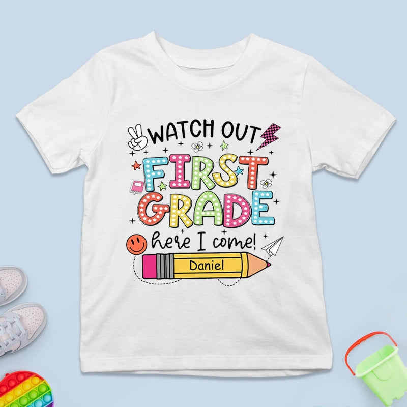 Personalized Kid T-shirt – Back To School Gift For Kid – Back To School