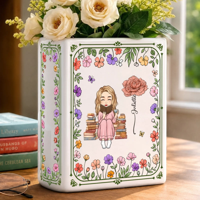 Personalized Book Vase - Gifts For Book Lovers - One More Chapter