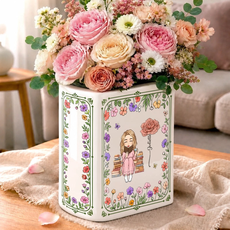 Personalized Book Vase - Gifts For Book Lovers - One More Chapter