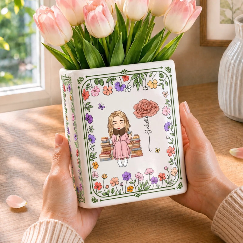 Personalized Book Vase - Gifts For Book Lovers - One More Chapter