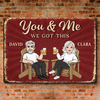 Personalized Home Decor Metal Sign – Gifts For Couple – Forever Starts Here