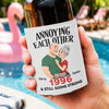 Personalized Leather Can Cooler - Anniversary Gifts For Couple - Forever My Favorite Person To Annoy