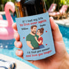 Personalized Leather Can Cooler - Anniversary Gifts For Couple - I'd Find You Sooner Every Time