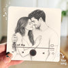 Personalized Photo Music Fridge Magnet - Can Play Songs – Anniversary Gift For Couple – Our Love Sounds Like This