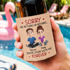 Personalized Leather Can Cooler - Anniversary Gifts For Couple - Still Falling For You