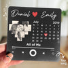 Personalized Photo Music Fridge Magnet - Can Play Songs – Anniversary Gift For Couple – Every Song Reminds Me Of You