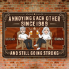 Personalized Home Decor Metal Sign - Anniversary  Gifts For Couple - Stuck With You