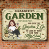 Personalized Home Decor Metal Sign - Gifts For Gardeners - Losing My Mind In The Garden
