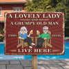 Personalized Home Decor Metal Sign - Anniversary Gifts For Couple -  Our Real Life Sitcom