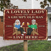 Personalized Home Decor Metal Sign - Anniversary Gifts For Couple -  Our Real Life Sitcom