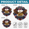 Personalized America 250th Anniversary Wood Sign - Gifts For Family - Strength That Stands The Test Of Time