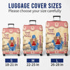 Personalized Luggage Cover – Travel Gifts For Women – Born To Explore