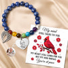 Personalized Photo Rainbow Bridge Bracelet - Memorial Sympathy Gifts - Loved Remembered Missed