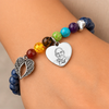 Personalized Photo Rainbow Bridge Bracelet - Memorial Sympathy Gifts - Loved Remembered Missed