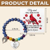 Personalized Photo Rainbow Bridge Bracelet - Memorial Sympathy Gifts - Loved Remembered Missed