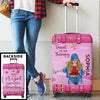 Personalized Luggage Cover – Travel Gifts For Women – Travel Is My Therapy