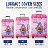 Personalized Luggage Cover – Travel Gifts For Women – Travel Is My Therapy