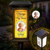 Personalized Photo Solar Garden Light - Memorial Sympathy Gifts - Always Loved Never Forgotten