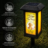 Personalized Photo Solar Garden Light - Memorial Sympathy Gifts - Always Loved Never Forgotten
