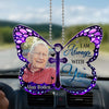 Personalized Photo Car Ornament – Memorial Sympathy Gifts – I Am Always with You