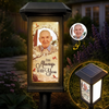 Personalized Photo Solar Garden Light - Memorial Sympathy Gifts - Gone From Sight Not From Heart