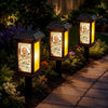 Personalized Photo Solar Garden Light - Memorial Sympathy Gifts - Gone From Sight Not From Heart