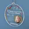 Personalized Acrylic Car Ornament – Memorial Sympathy Gifts – Your Love Lives On In Us