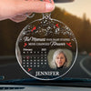 Personalized Acrylic Car Ornament – Memorial Sympathy Gifts – Your Love Lives On In Us