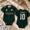 Personalized Baby Jersey Bodysuit – Baby Shower Gifts For New Moms, New Dads, Soccer Lovers –  Born To Be A Champion