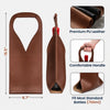 Personalized Leather Wine Bag – Gifts For Best Friends, Family, Coworkers – Sip Happens