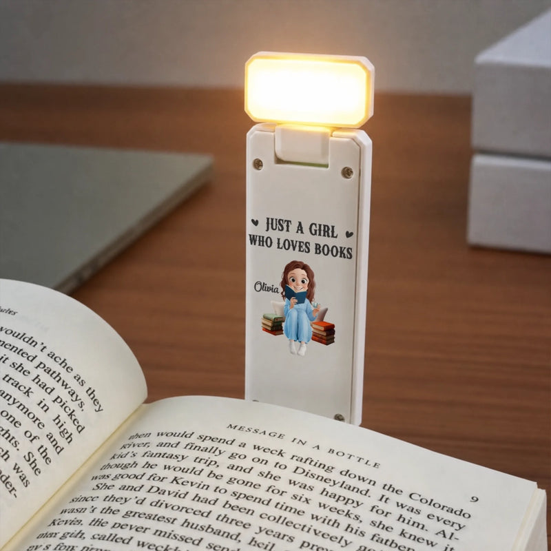 Personalized Clip LED Reading Lamp - Gifts For Book Lovers - Just One More Chapter