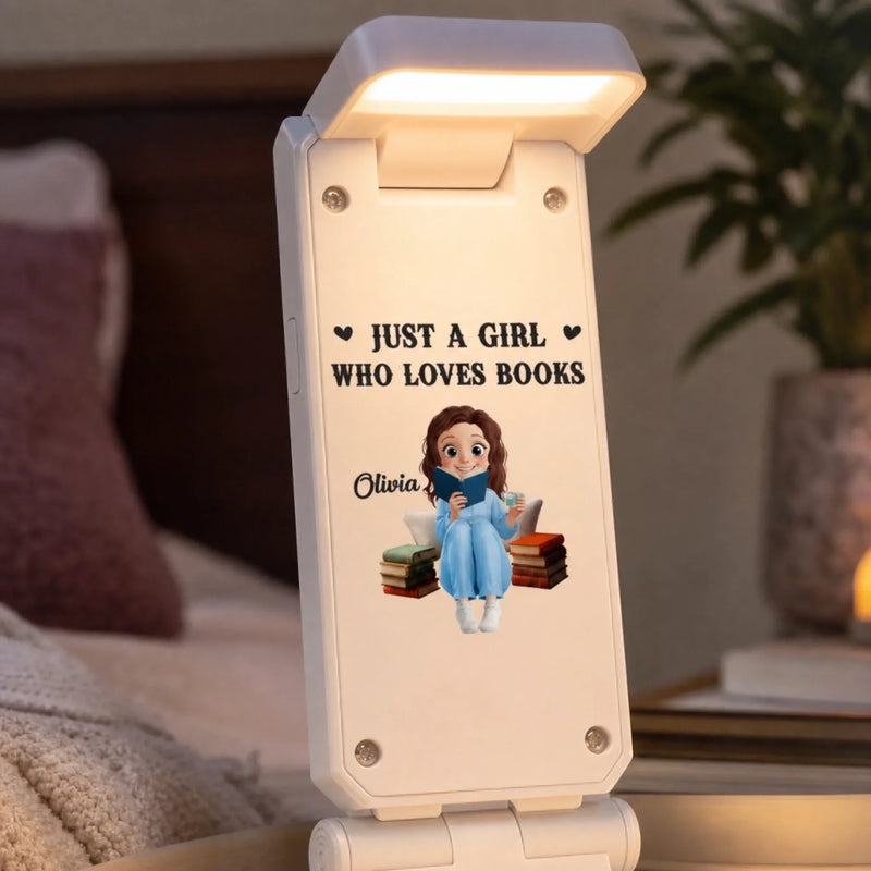 Personalized Clip LED Reading Lamp - Gifts For Book Lovers - Just One More Chapter