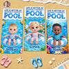 Personalized Photo Beach Towel - Summer Vacation And Travel Gifts For Family, Kids - Sun Sand And Smiles