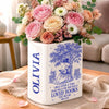 Personalized Book Vase - Gifts For Book Lovers, Bookworms, Readers - Reading Is My Happy Place