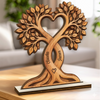 Personalized 2-Layered Wooden Plaque - Anniversary Wedding Gifts For Couple - Love Looks Better In Summer