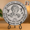 Personalized Photo Round Shaped Stone With Stand - Memorial Sympathy Gifts - Treasured Memories Last Forever