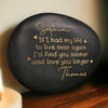 Personalized Printed Rock - Anniversary Wedding Gifts For Couple - Earlier You, Longer Us