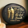 Personalized Printed Rock - Anniversary Wedding Gifts For Couple - Golden Years, Golden Love