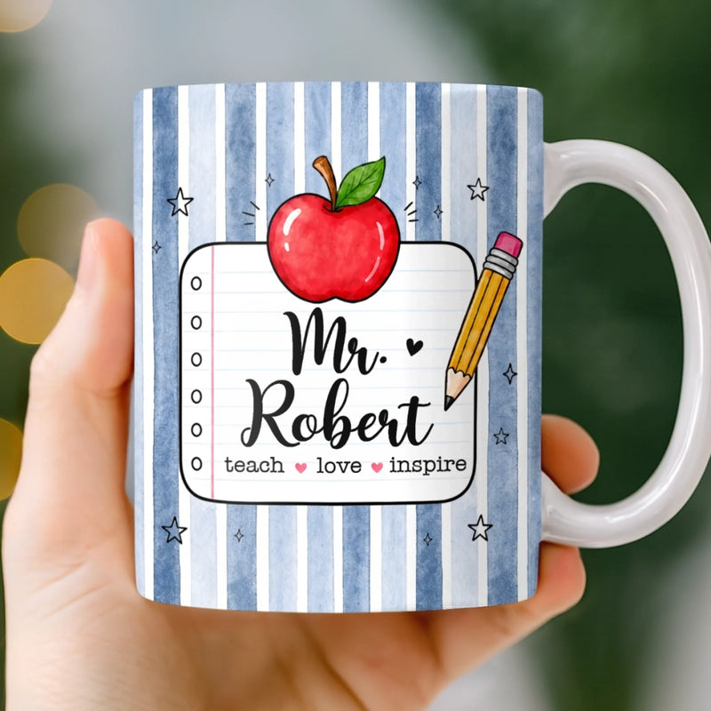 Personalized Mug – Gifts For Teacher – Born To Teach
